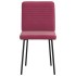 Sillas de comedor 2 unidades terciopelo rojo