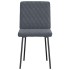 Sillas de comedor 2 unidades terciopelo gris