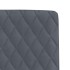 Sillas de comedor 2 unidades terciopelo gris