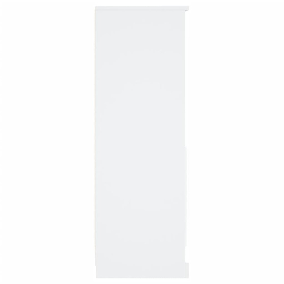 Aparador alto madera contrachapada blanco 36x35,5x103,5