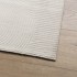 Alfombra de pelo corto look escandinavo IZA crema 140x200