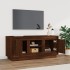 Mueble para TV madera contrachapada roble marrón 102x35x45