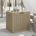 Caja de almacenaje de jardín polipropileno gris 55,5x43x53
