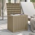 Caja de almacenaje de jardín polipropileno gris 55,5x43x53