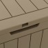 Caja de almacenaje de jardín polipropileno gris 55,5x43x53