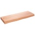 Encimera baño madera maciza tratada marrón claro 80x30x(2-6)
