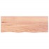 Encimera baño madera maciza tratada marrón claro 80x30x(2-6)