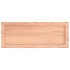 Encimera baño madera maciza tratada marrón claro 80x30x(2-6)