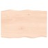 Tablero de mesa madera maciza borde natural 80x50x(2-4)