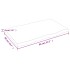 Tablero de mesa madera maciza borde natural 80x50x(2-4)