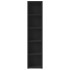 Estantería para CDs 2 uds contrachapada negro 21x16x93,5