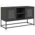 Mueble para TV de acero negro 100,5x39x60,5