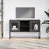 Mueble para TV de acero negro 100,5x39x60,5