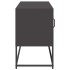 Mueble para TV de acero negro 100,5x39x60,5