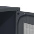 Mueble para TV de acero gris antracita 100,5x39x60,5