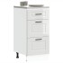 Mueble bajo de cocina Porto alto brillo