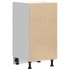 Mueble bajo de cocina porto roble artesano madera