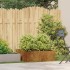 Jardinera oxidada acero corten 80x80x30