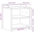 Banco de recibidor SANDNES madera maciza de pino 45x40x50