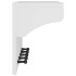 Perchero de pared SANDNES madera maciza pino blanco 87x30x42