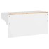 Perchero de pared SANDNES madera maciza pino blanco 87x30x42