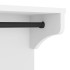 Perchero de pared SANDNES madera maciza pino blanco 87x30x42
