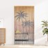 Cortina para puerta insectos estampado palmeras 100x200cm