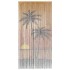 Cortina para puerta insectos estampado palmeras 100x200cm