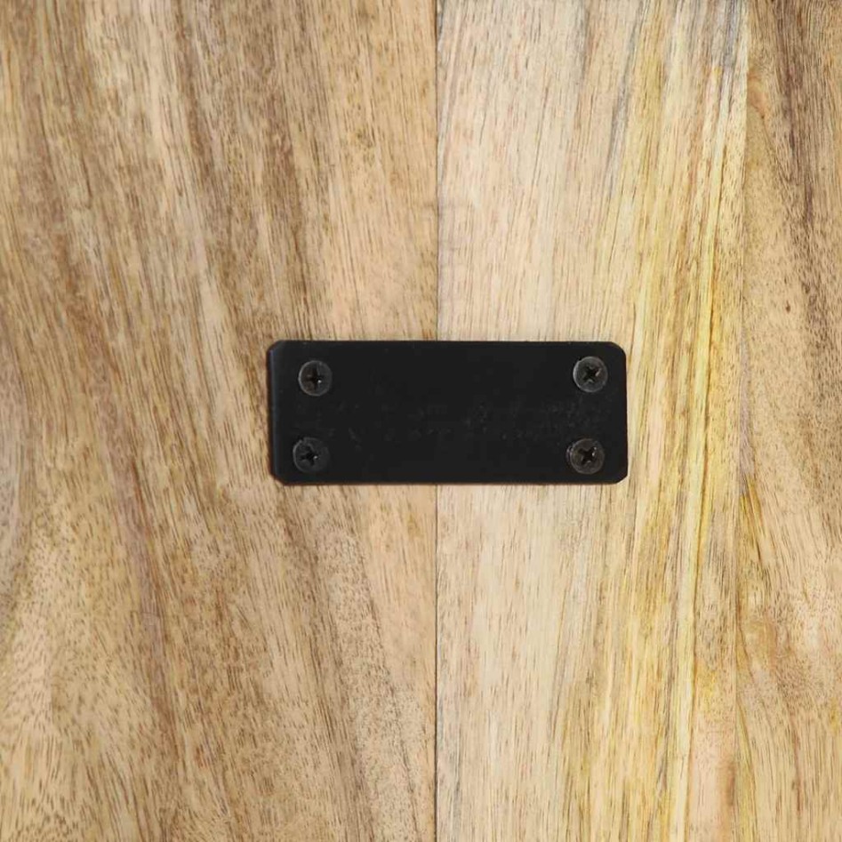 Cabecero de cama 180 cm madera maciza de mango