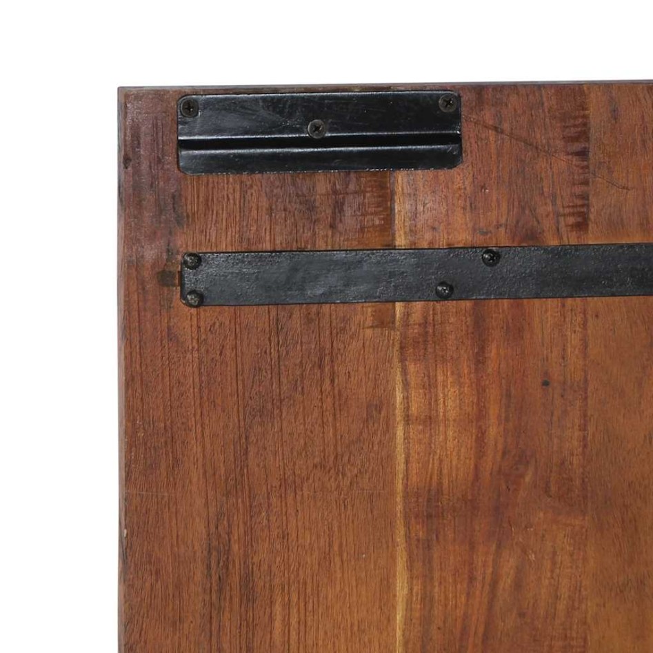 Cabecero de cama multicolor 200 cm madera maciza