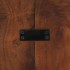 Cabecero de cama multicolor 200 cm madera maciza