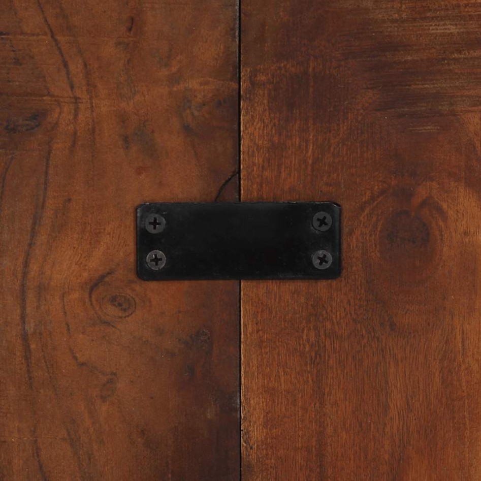 Cabecero de cama multicolor 200 cm madera maciza