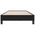 Estructura de cama sin colchón terciopelo negro 90x210