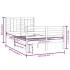 Estructura de cama madera maciza de pino 120x200