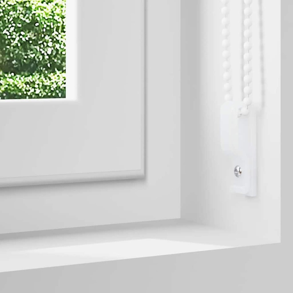 Estor Enrollable Opaco Blanco Roto 110x150cm Tela Ancho