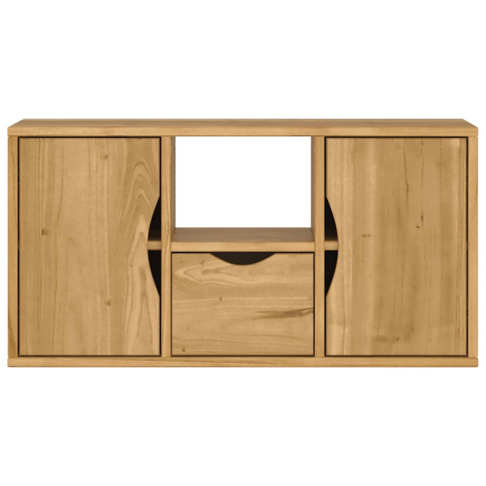 Mueble para TV con cajón ODDA 79x24x40 cm madera pino
