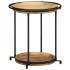 Mesa auxiliar madera maciza de mango Ø55x60