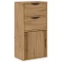 Mueble auxiliar con cajones ODDA 40x24x79 cm madera maciza
