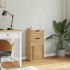 Mueble auxiliar con cajones ODDA 40x24x79 cm madera maciza