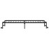 Estructura de cama sin colchón plegable negro acero 100x200