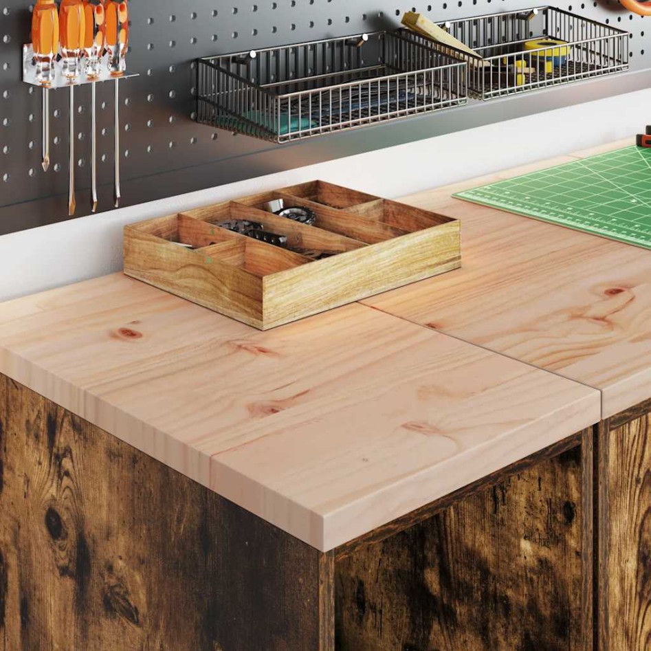 Armarios 2 uds para garaje madera ingeniería roble