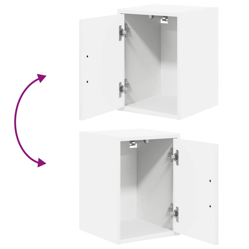 Armarios 2 uds para garaje madera de ingeniería