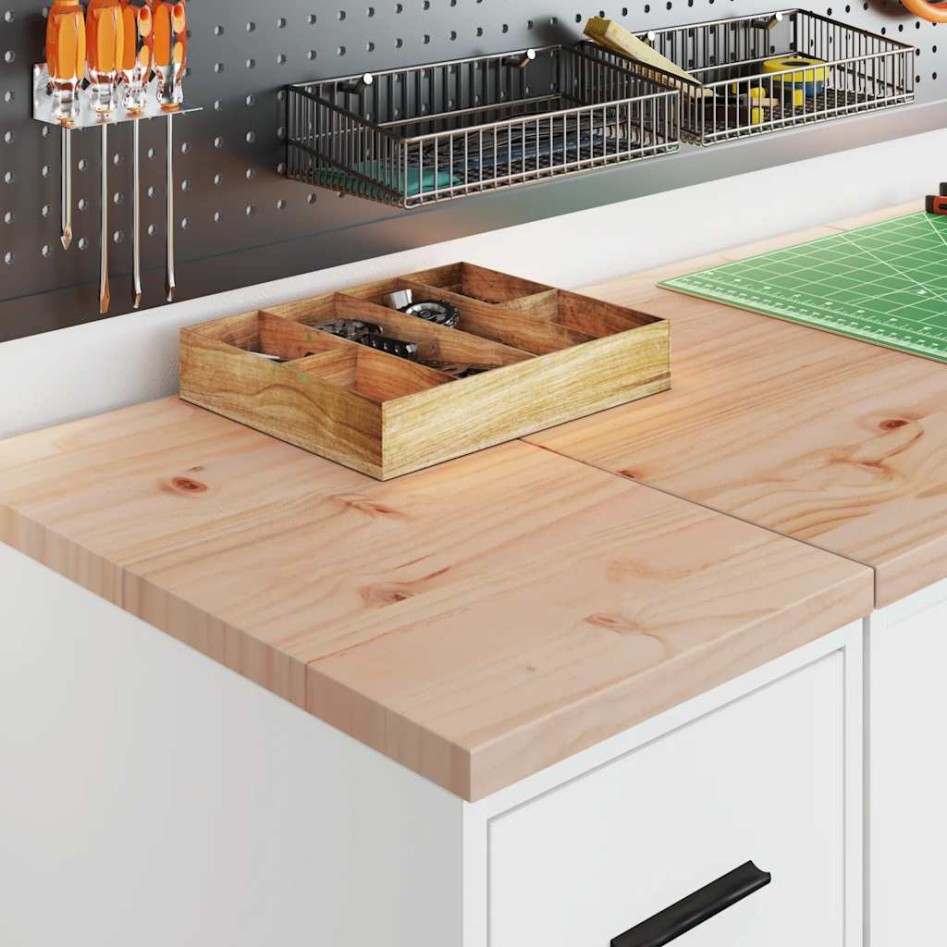 Armarios 2 uds para garaje madera de ingeniería