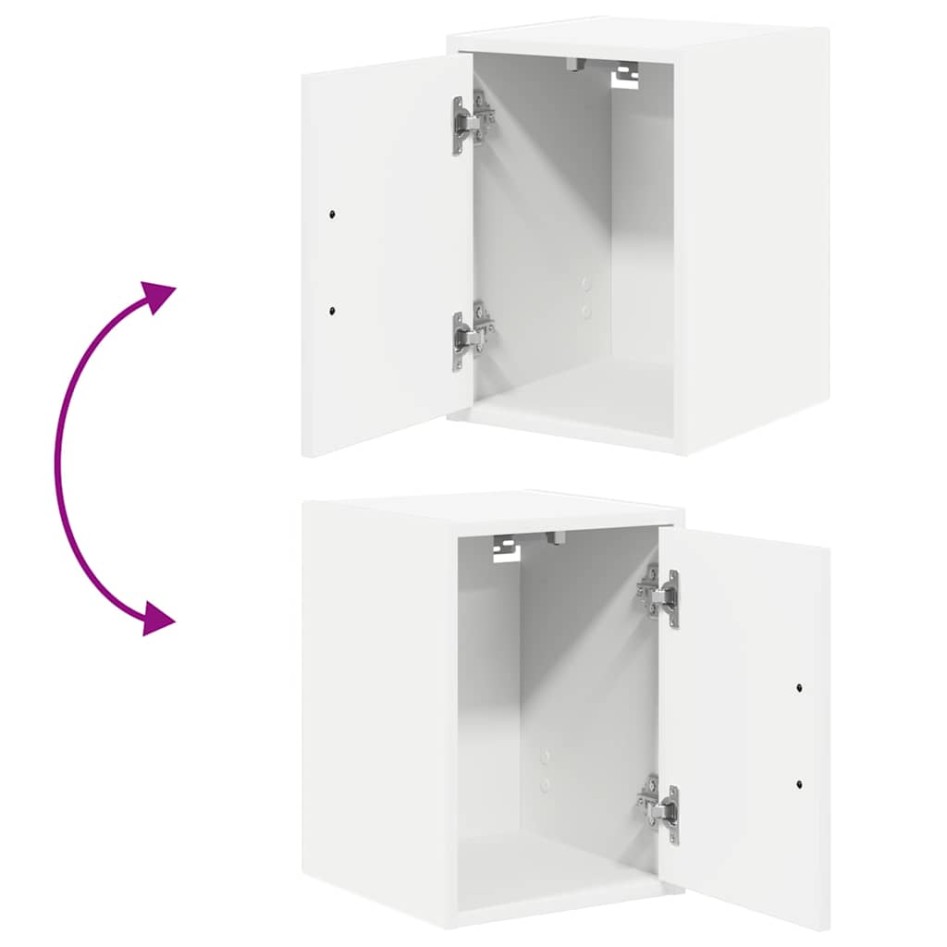 Armarios 2 uds para garaje madera de ingeniería