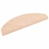 Alfombrilla autoadhesiva escalera 30 uds crema 65x21x4