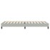 Cama box spring sin colchón gris claro terciopelo 80x220
