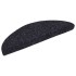 Alfombrilla autoadhesiva escalera 30 uds negro 56x17x3