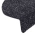 Alfombrilla autoadhesiva escalera 30 uds negro 56x17x3