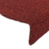 Alfombrilla autoadhesiva escalera 30 uds rojo 56x17x3