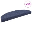 Alfombrilla autoadhesiva escalera 30 uds azul 65x21x4 cm